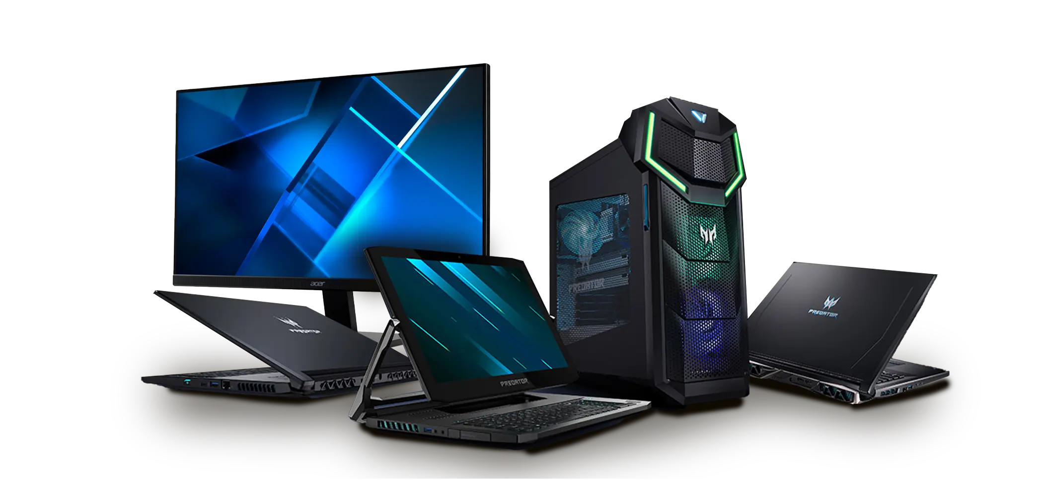 Equipos de hardware y laptops de alta gama