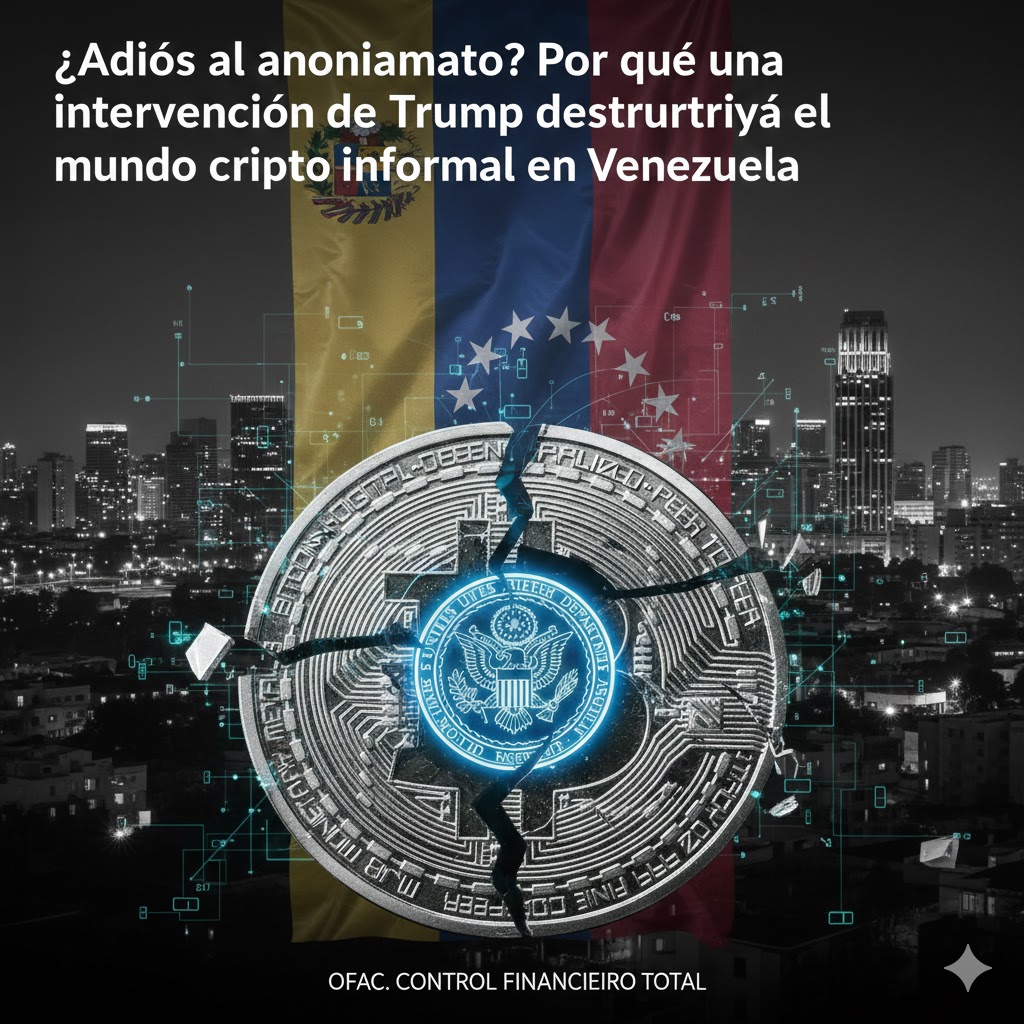 ¿Adiós al anonimato? Por qué una intervención de Trump destruiría el mundo cripto informal en Venezuela